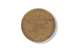 Victorian young head sovereign, dated 1886