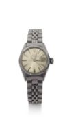 Ladies third/fourth quarter of 20th century stainless steel cased Rolex Oyster Perpetual date