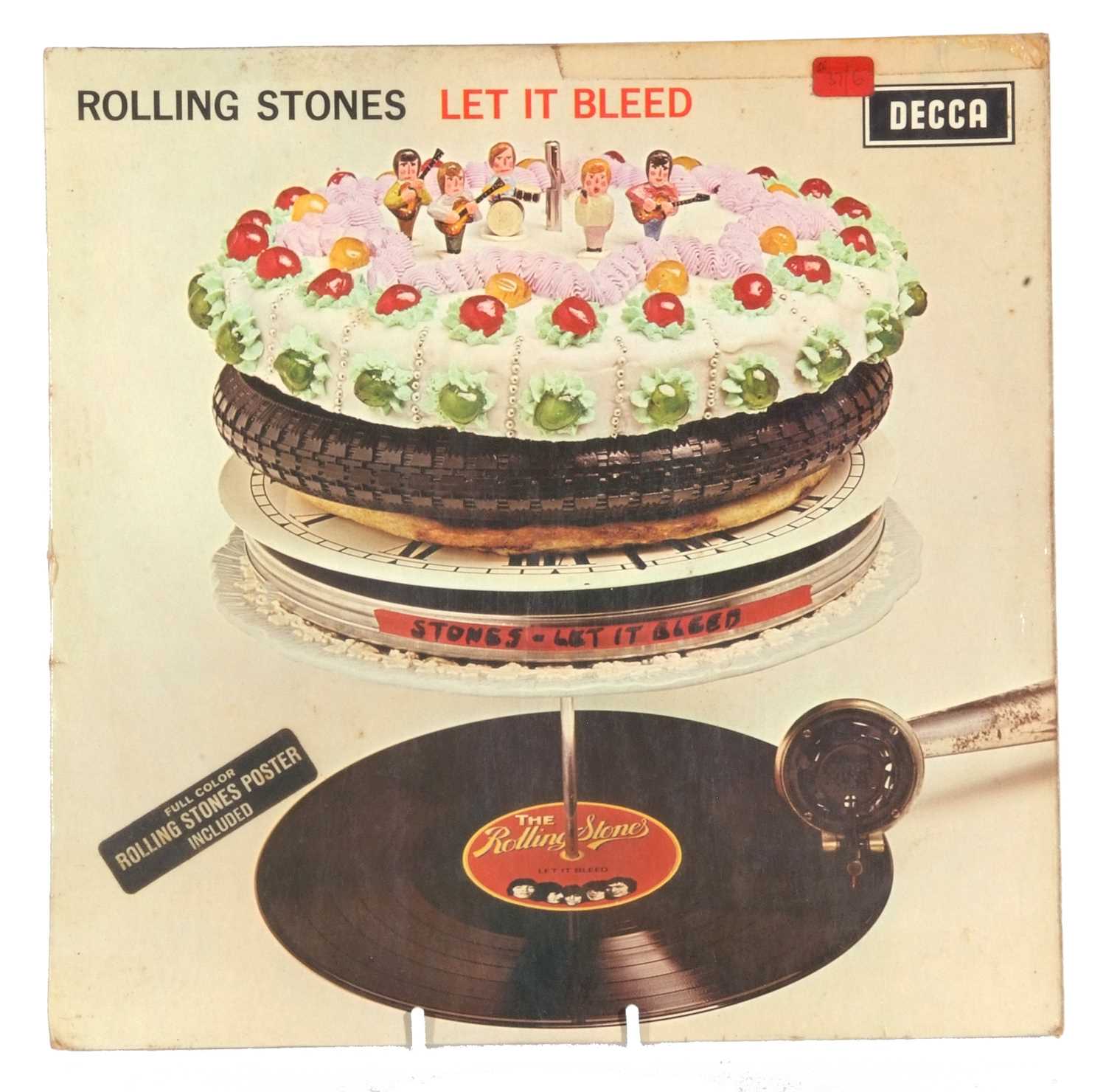 THE ROLLING STONES Let It Bleed Vinyl LP. First 'red-mono' pressing complete with poster. - Image 15 of 19