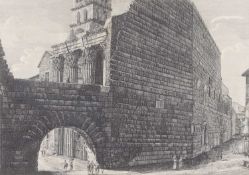Giovanni Battista Piranesi (Italian, 1720-1778), 'The Forum of Augustus (erroneously called Forum of