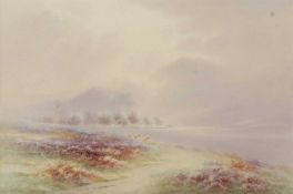 Charles Edward Brittan (British, 1837-1888), Loch Shiel, watercolour, indistinctly signed,