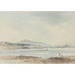 Arthur E. Davies RBA RCA (British,1893-1988), 'Bala Lake, near Wales', ink and watercolour, signed