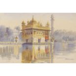 Violet Esther Drury Clutterbuck (British, 1869-1960), The Golden Temple at Amritsar, watercolour,