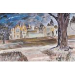 Brian Edwards (British, b.1944 -), Felbrigg Hall, watercolour, signed and dated 1991, 13x21insQty: