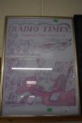 RADIO TIMES: Children's Hour, reproduction poster for the issue February 26 1937, approx 690 x