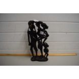 AFRICAN HARDWOOD FIGURE GROUP