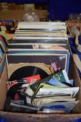 LARGE BOX OF LPS AND SINGLES
