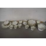 QUANTITY OF AYNSLEY RIBBON DECORATED TEA WARES