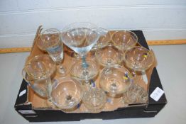 BABYCHAM GLASSES AND OTHERS