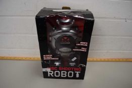 DISC SHOOTING ROBOT WITH ORIGINAL PACKAGING