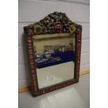 VINTAGE BARBOLA TYPE DRESSING TABLE MIRROR WITH EASEL BACK