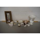 VARIOUS ORNAMENTS INCLUDING ROYAL DOULTON FIGURE 'BALLET SHOES', VARIOUS OTHER CERAMICS ETC