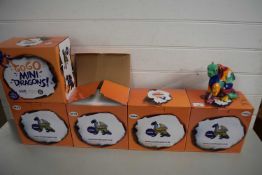 FIVE BOXED GO-GO DRAGON MODELS