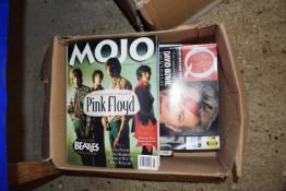 ONE BOX 'MOJO' AND 'Q' MAGAZINES