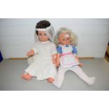 TWO VINTAGE DOLLS