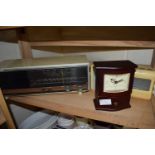 VINTAGE PHILLIPS AND SONY RADIOS, TOGETHER WITH A QUARTZ BEDSIDE CLOCK