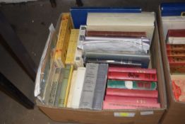 ONE BOX OF FRENCH BOOKS