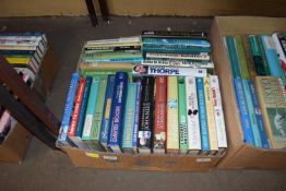ONE BOX OF MIXED BOOKS - CRICKETING INTEREST