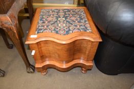 VICTORIAN SERPENTINE FRONT STEP COMMODE