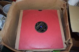 BOX OF MIXED 78RPM RECORDS