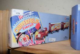 CORGI CHIPPERFIELDS CIRCUS HIGHWAYMAN WITH TWO TRAILERS