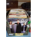 BOX OF VARIOUS ASSORTED SINGLES