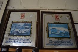 TWO REPRODUCTION ROLLS ROYCE MIRRORS