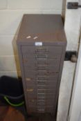 METAL WORKSHOP CHEST OF DRAWERS
