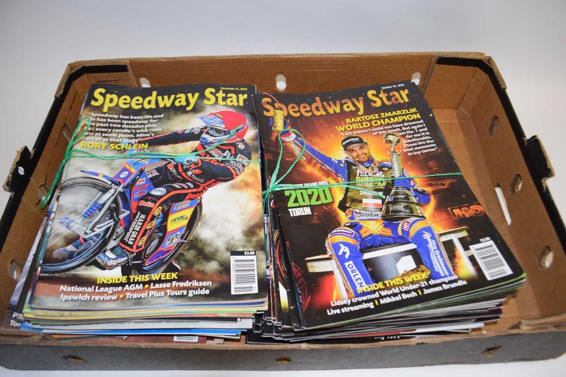 One box Speedway Star magazines