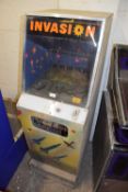Vintage arcade game 'Invasion'