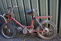 Vintage JAWA pedal cranked moped for restoration/spares