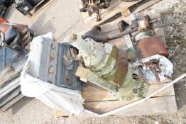 Pallet of mixed Sunbeam Alpine parts to include engine, axel, gearbox