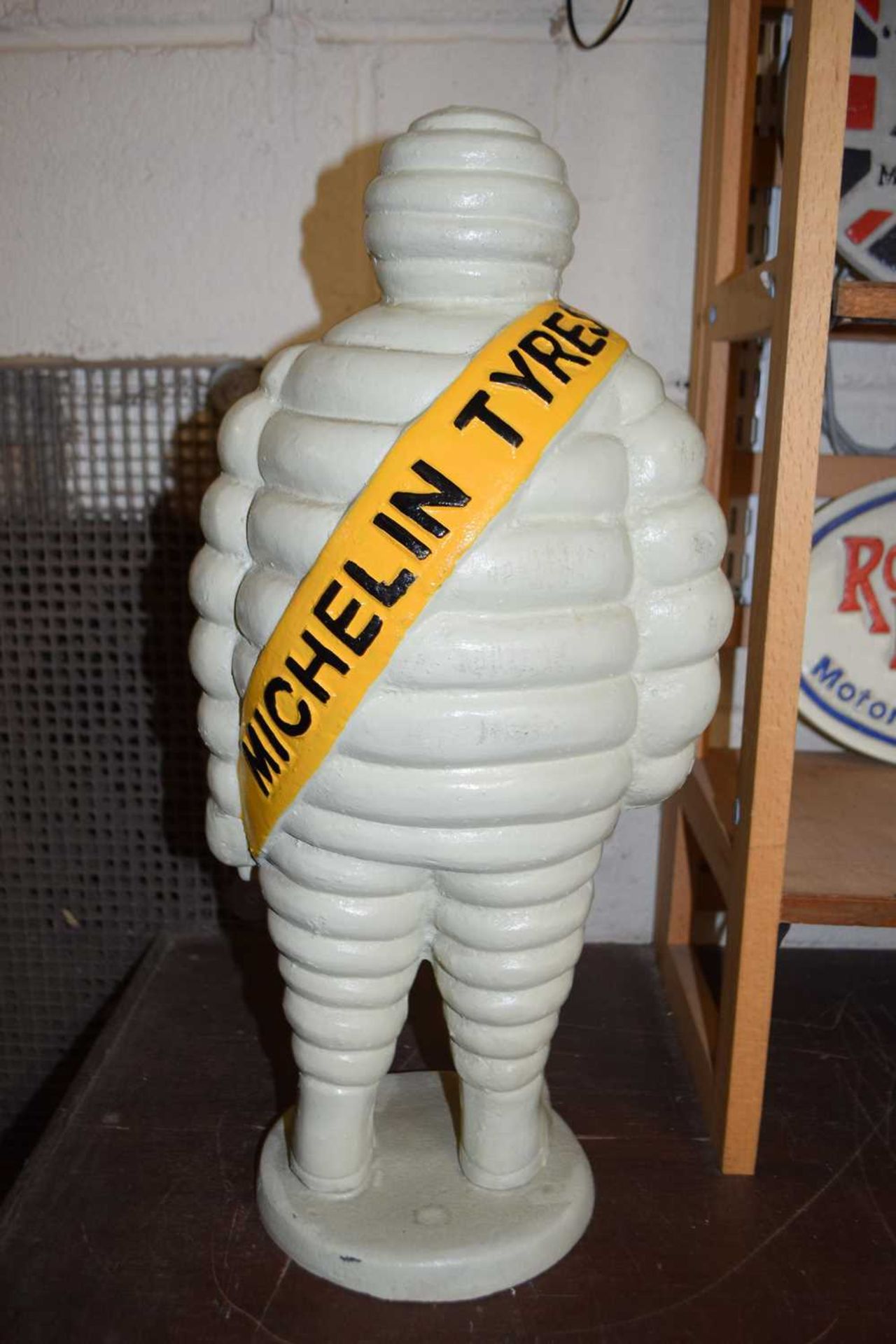 Cast iron Michelin tyres advertising figure - Image 2 of 2