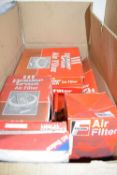 Box of mixed air filters Powertrain, Fram and AC delco