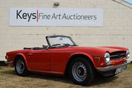 1974 Triumph TR6 - First registered in 1974, manufactured 1973. The Triumph TR6 is an icon of the