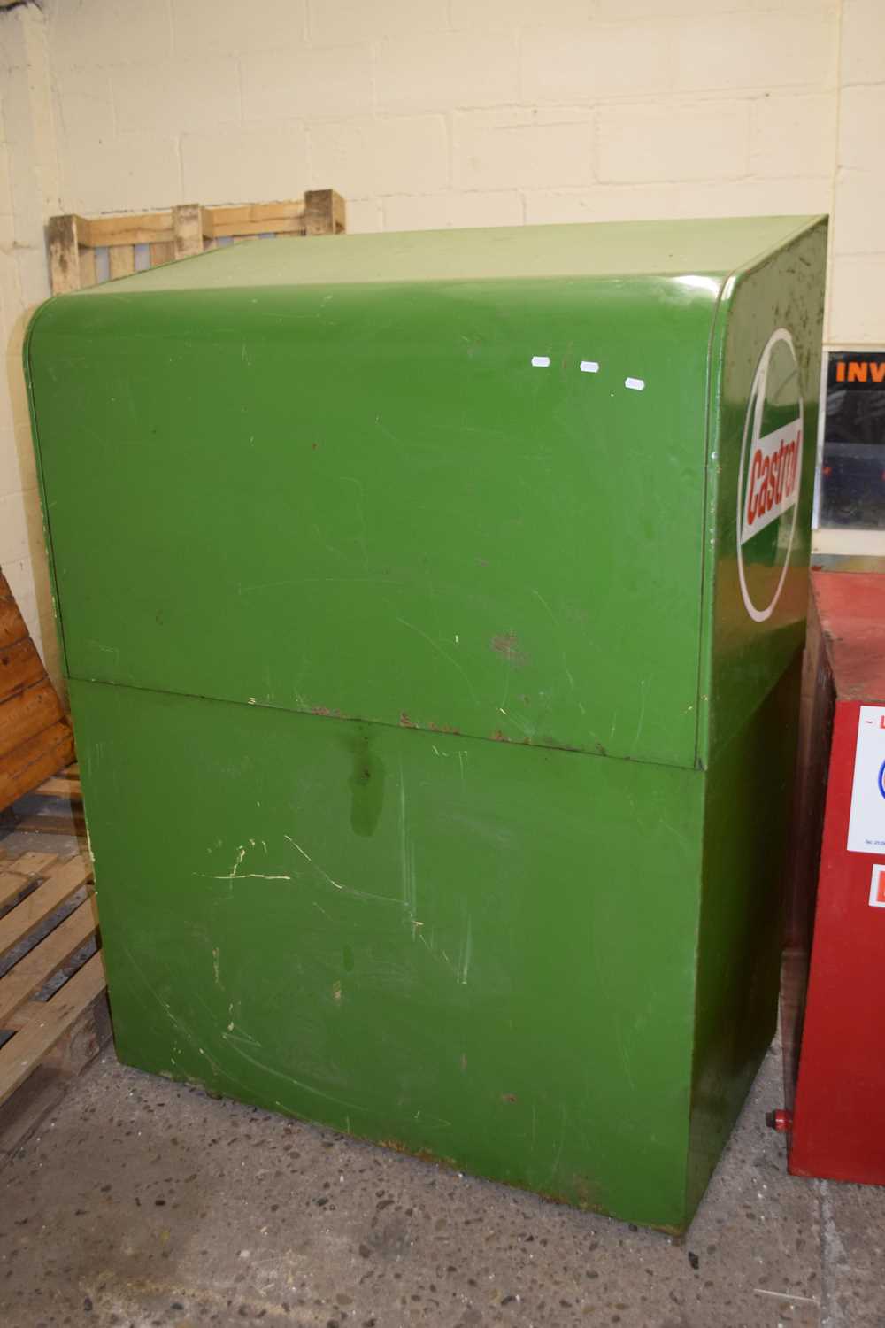 vintage Castrol oil dispenser pump cabinet - Image 7 of 7