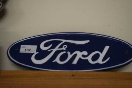 Cast iron wall plaque 'Ford'