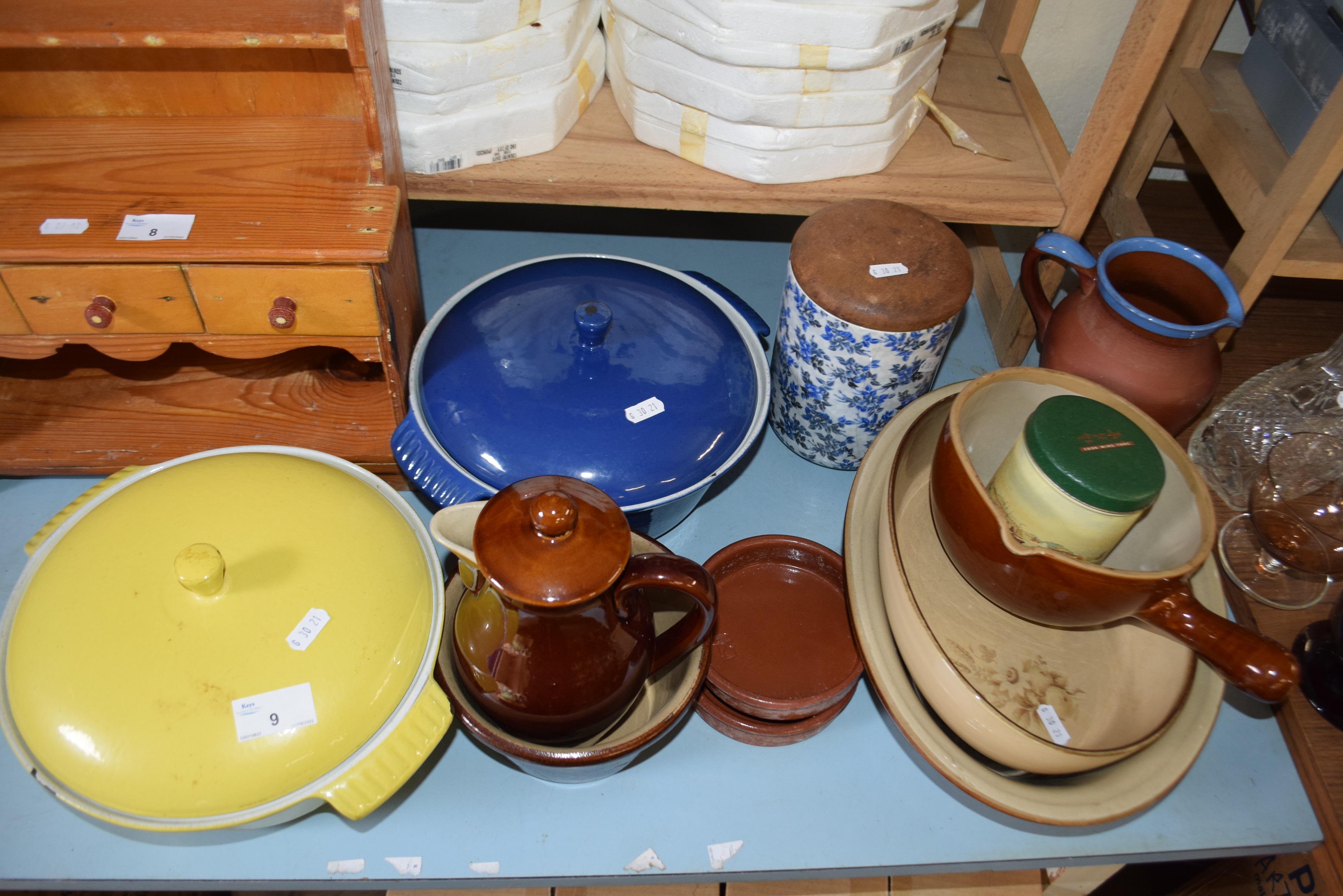 VARIOUS MIXED KITCHEN WARES ETC