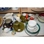 MIXED LOT - VARIOUS KITCHEN WARES AND CERAMICS