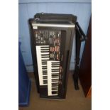 TECHNIKS PCM SOUND C300 PORTABLE ELECTRIC ORGAN WITH CASE AND STAND