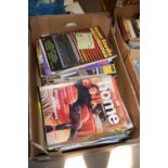 ONE BOX VINTAGE MAGAZINES - MUSIC, SPORT, NEEDLECRAFT INTEREST