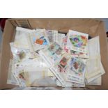 BOX CONTAINING PACKETS OF VARIOUS WORLD STAMPS