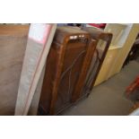 EARLY 20TH CENTURY WALNUT VENEERED CHINA DISPLAY CABINET, 95CM WIDE