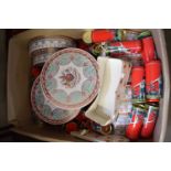 LARGE BOX CONTAINING TINS