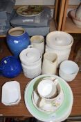 VARIOUS MIXED CERAMICS AND KITCHEN WARES TO INCLUDE PORTMEIRION 'TOTEM' BISCUIT BARREL