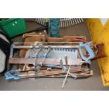 BOX OF MIXED SAWS ETC