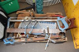 BOX OF MIXED SAWS ETC