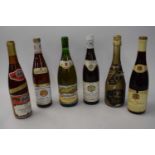 MIXED LOT: 1976 LANGENLONSCHEIMER SONNENBORN BEERENAUSLESE, 1982 DURBACHER CLEVNER, 1979 NIERSTEINER