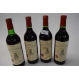 4 BOTTLES OF 1978 CH LATOUR ST BONNET, MEDOC