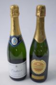 Two bottles of Champagne, one Piper-Heidsieck together with the Baker and Oven Champagne, both 75cl